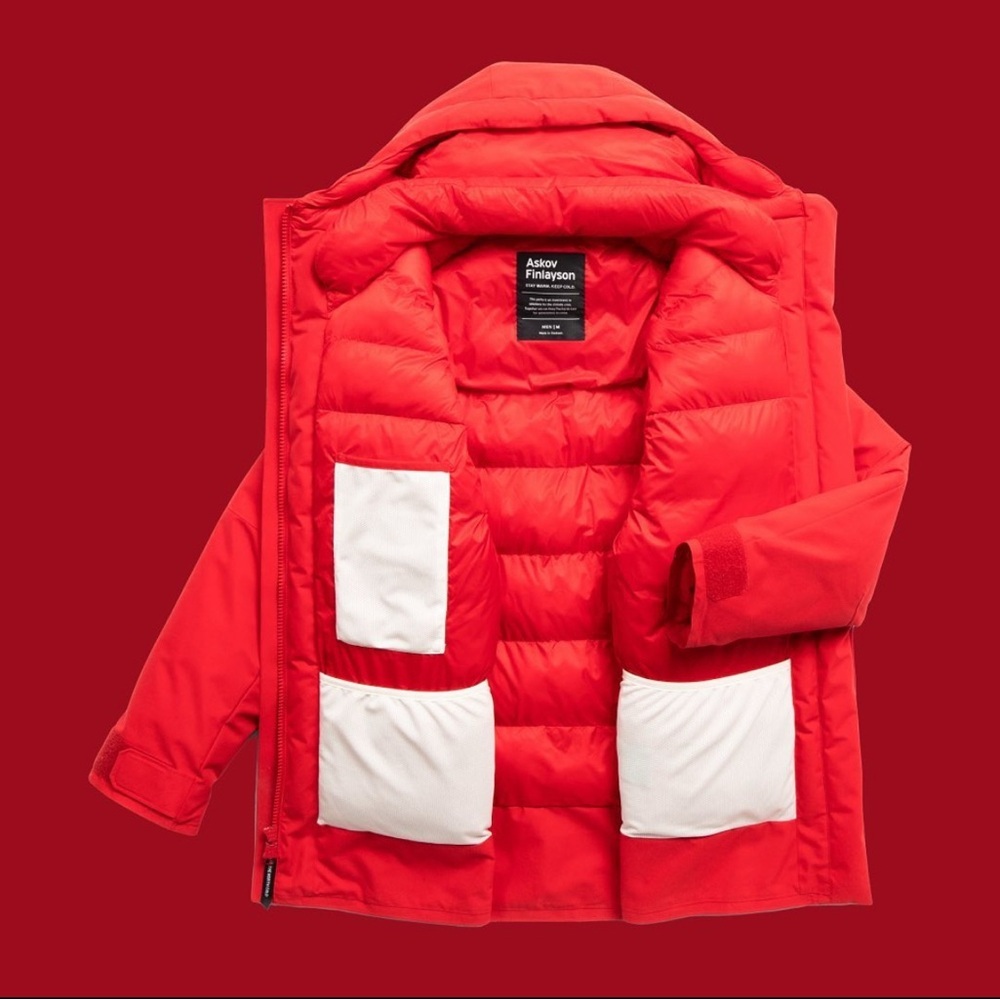ASKOV FINLAYSON - Cardinal Red Men’s Parka in 2XL